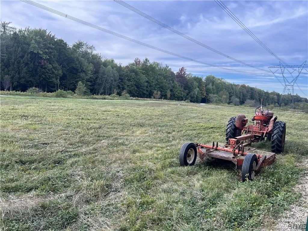 Tractor and equipment not included.