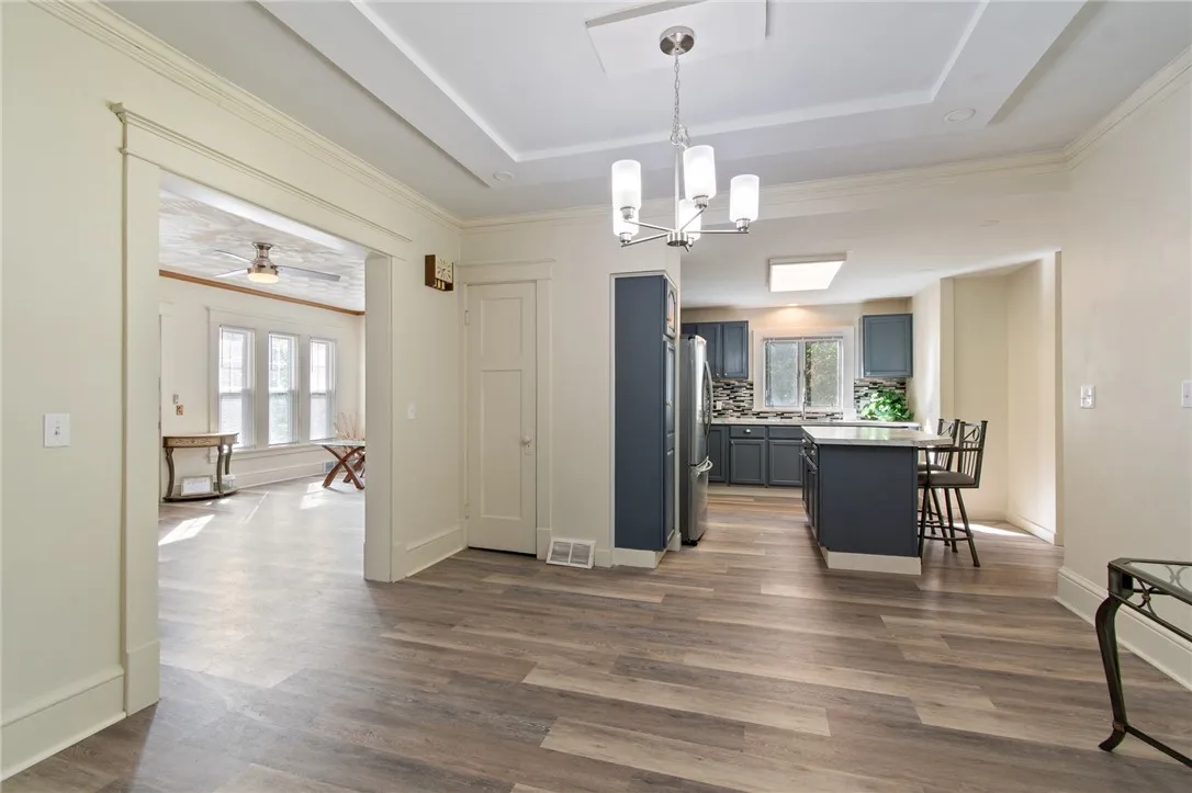 This open floor plan will work great for entertaining!