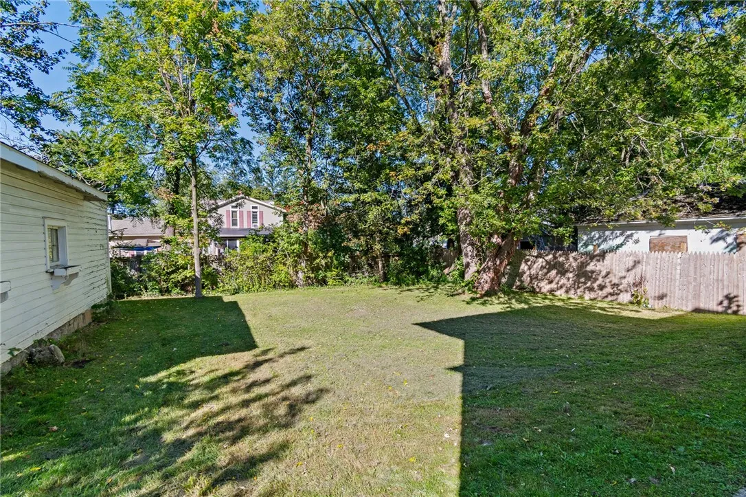 Spacious rear yard!