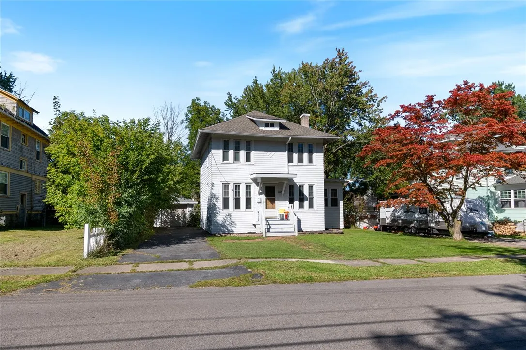 A view of 122 Wilson from the street - a comfortable, walkable neighborhood