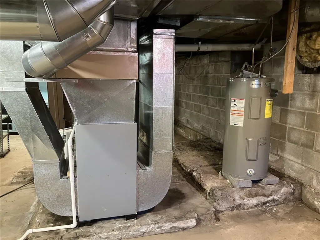 1st Floor Furnace and hot water Heater
