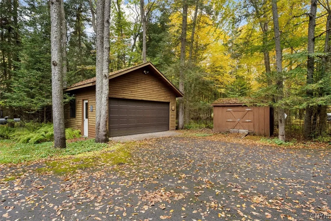 Detached garage and shed for all your toys!