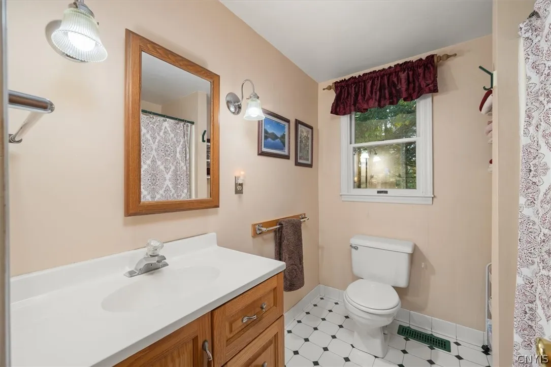 First floor full bathroom