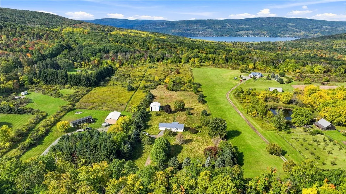 Nice level lot goes all the way back to the woods!