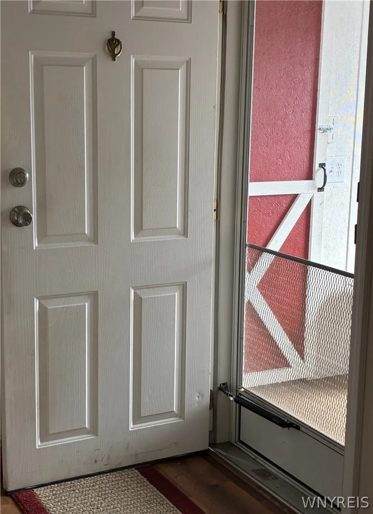 STORAGE UNIT BEHIND BARN DOOR