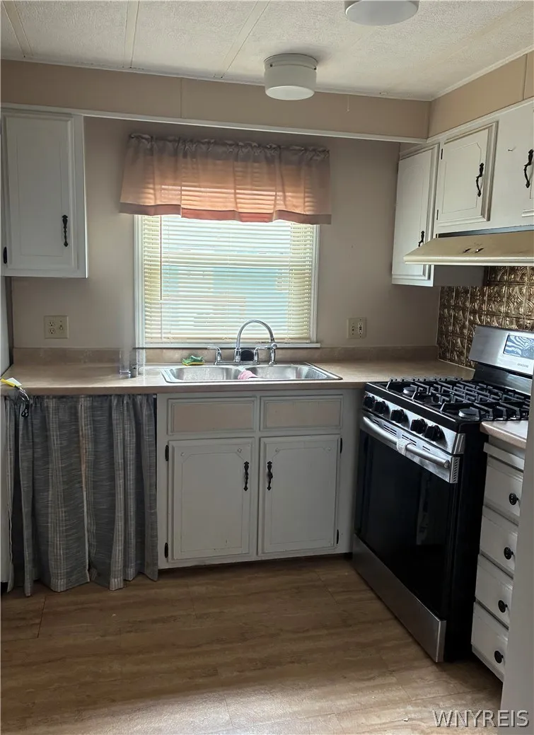 UPDATED GAS STOVE-DISPOSAL -AREA FOR DW