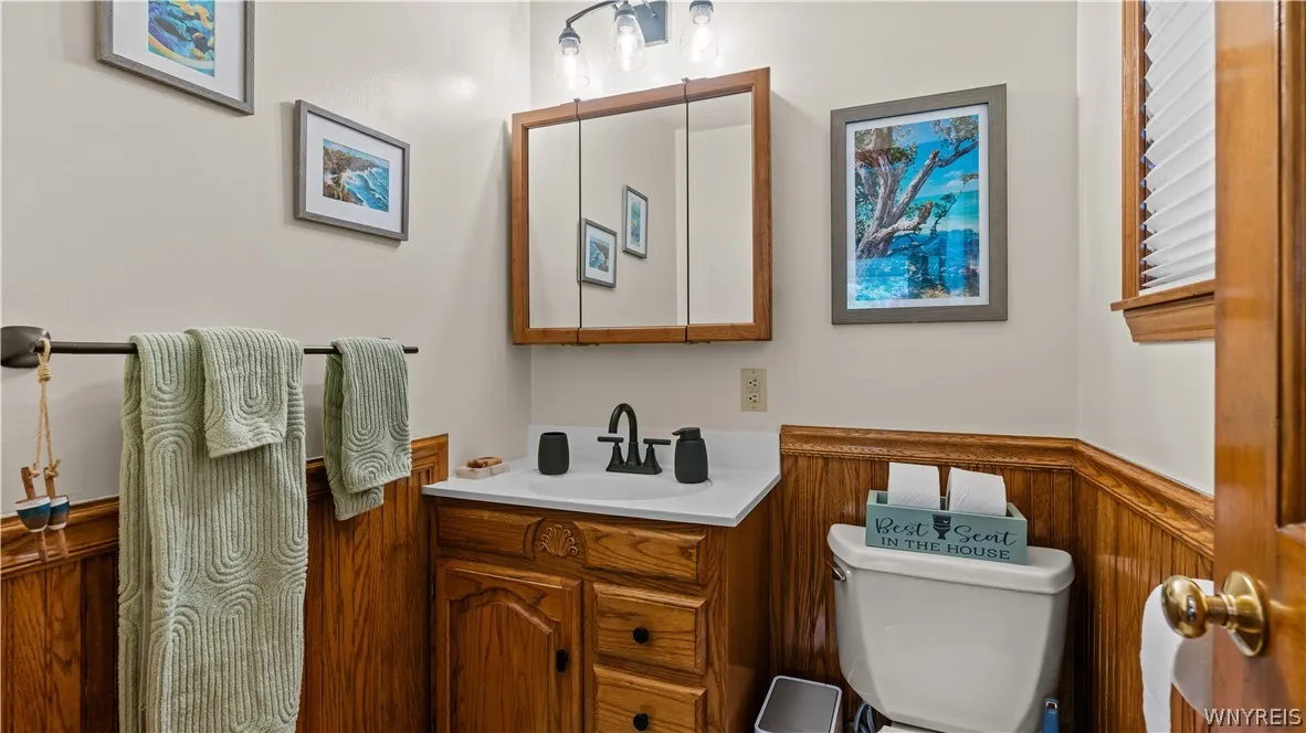 Half bath on first floor