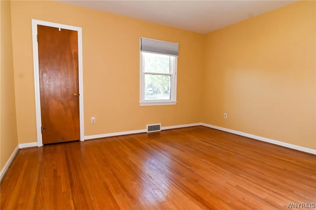 Bedroom one, double closets