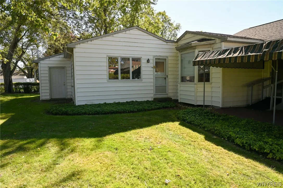 Back-Private yard with patio