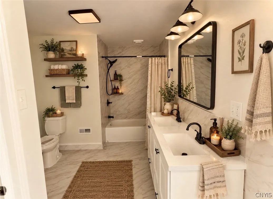 AI staged-Full Bath 2nd. floor