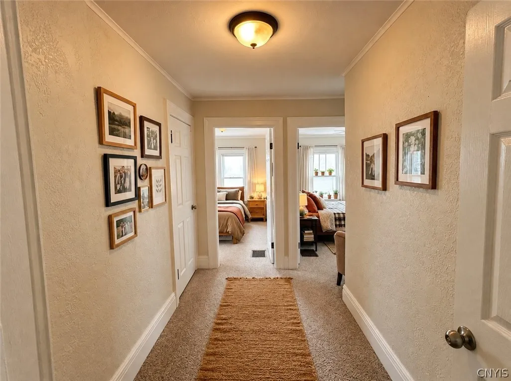 AI staged - 2nd. level hallway