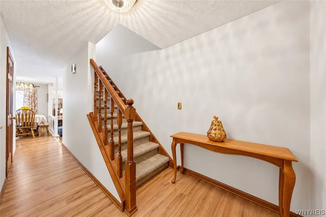Head upstairs to Bedrooms