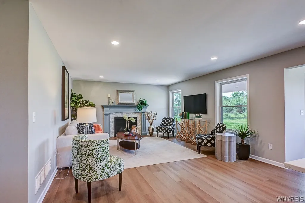 Living area off the kitchen
