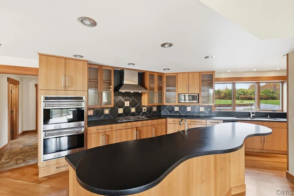 Striking granite countertops