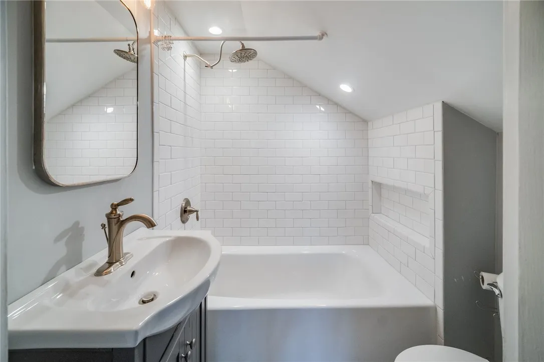 Full Bathroom recently renovated - above attached garage