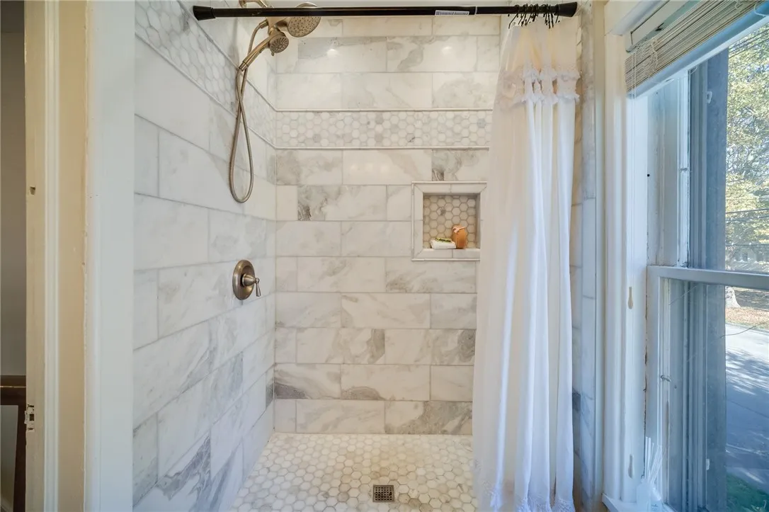 Upstairs shower