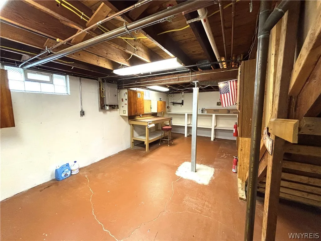 Partially finished basement area 3
