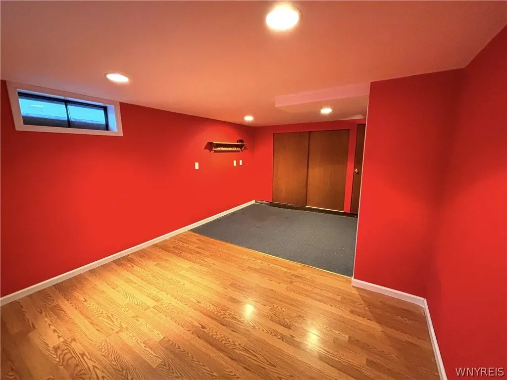 Partially finished basement area 1