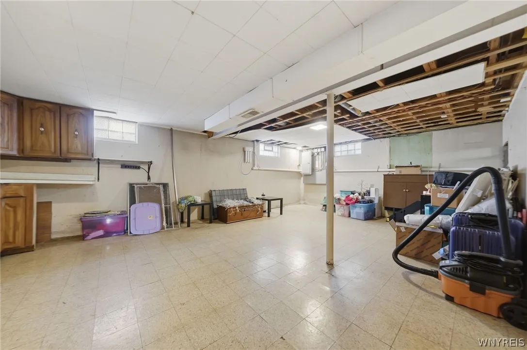 Partially finished Basement