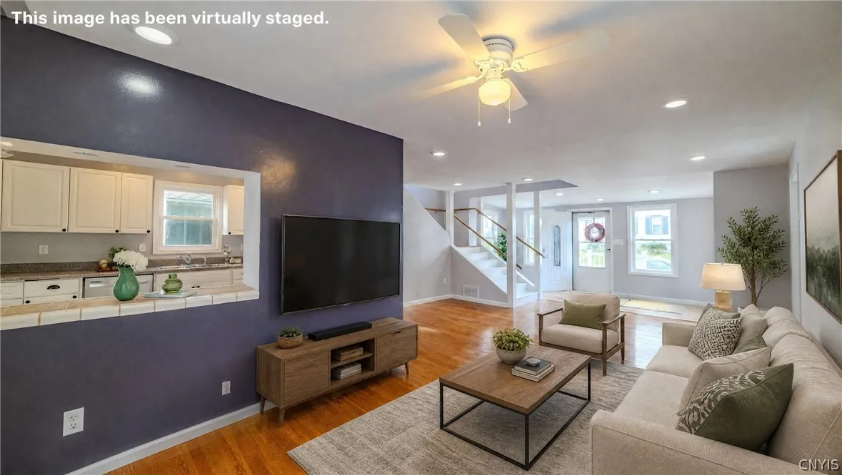 Living Room Virtually Staged