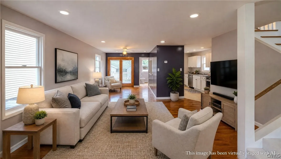 Living Room Virtually Staged