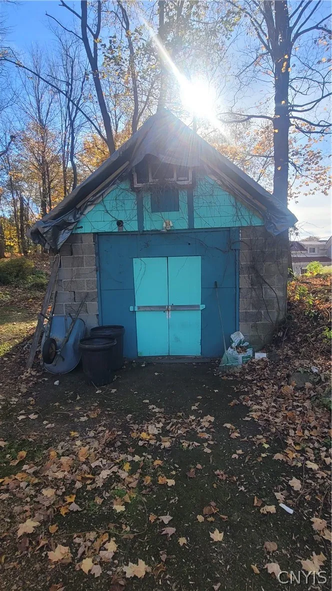 Front of shed / workshop