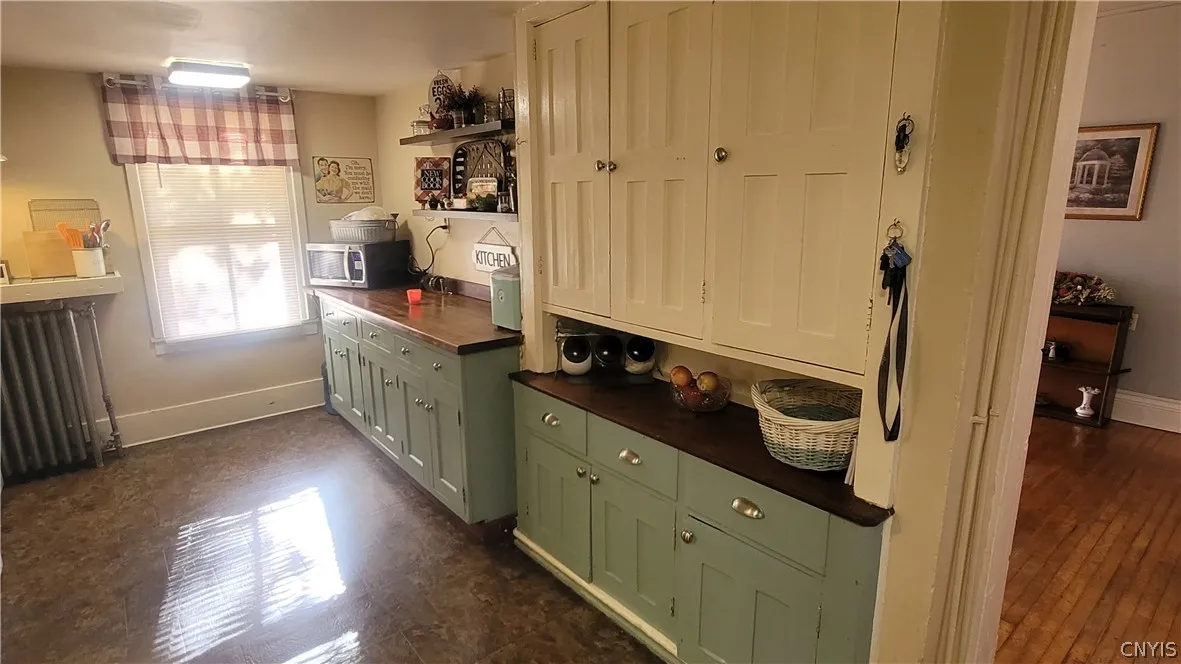 Kitchen pantry cabinets wall