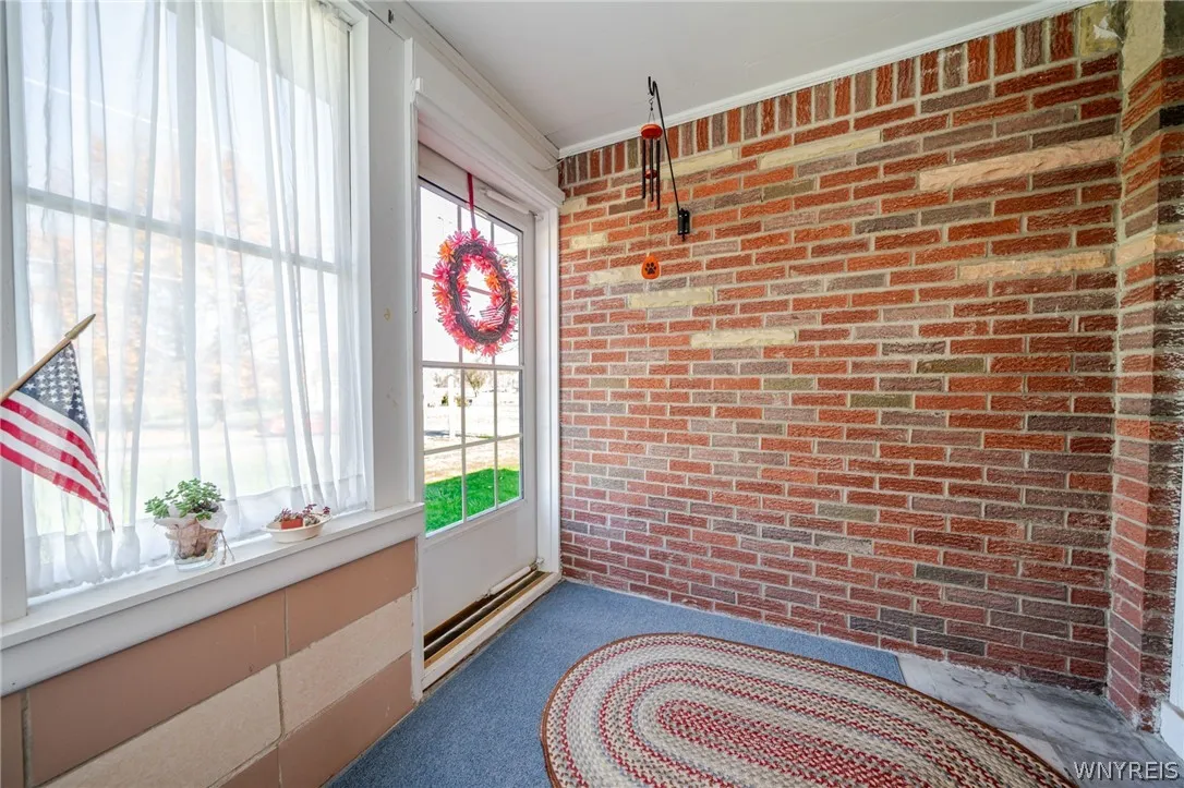 Enclosed front porch