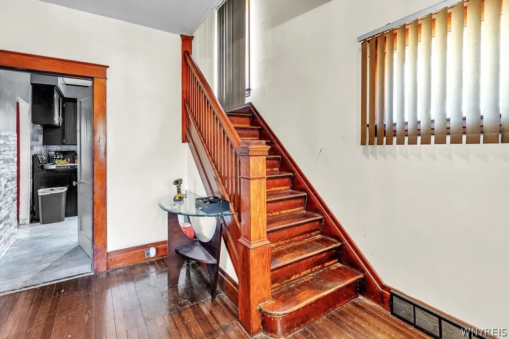 Original woodwork on stairs