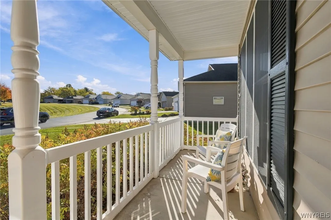 Covered front porch