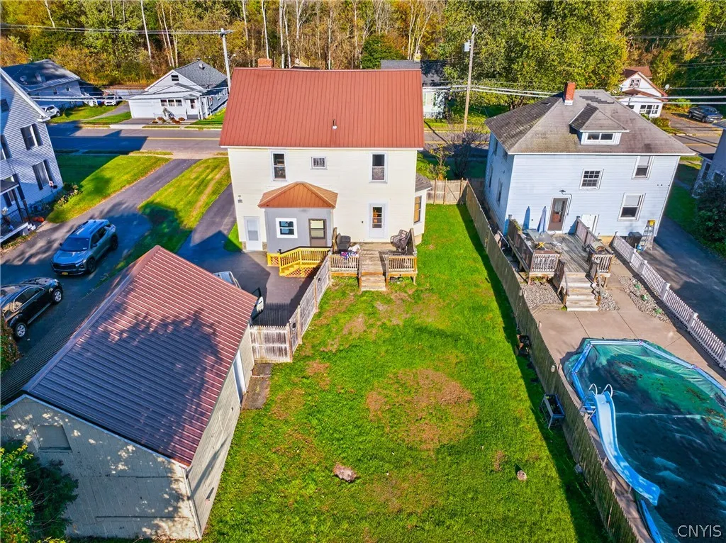 Fully fenced yard