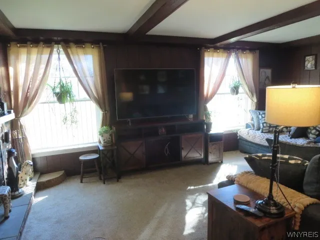 Huge windows brings in lots of sunlight!