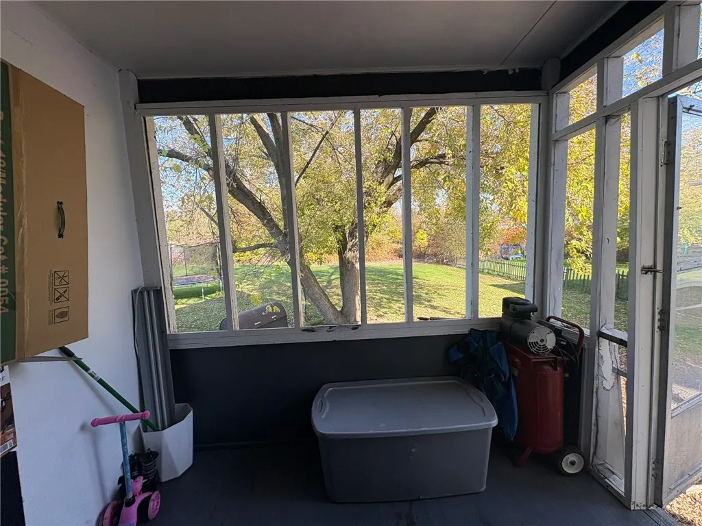 Downstairs back porch unit #14-2