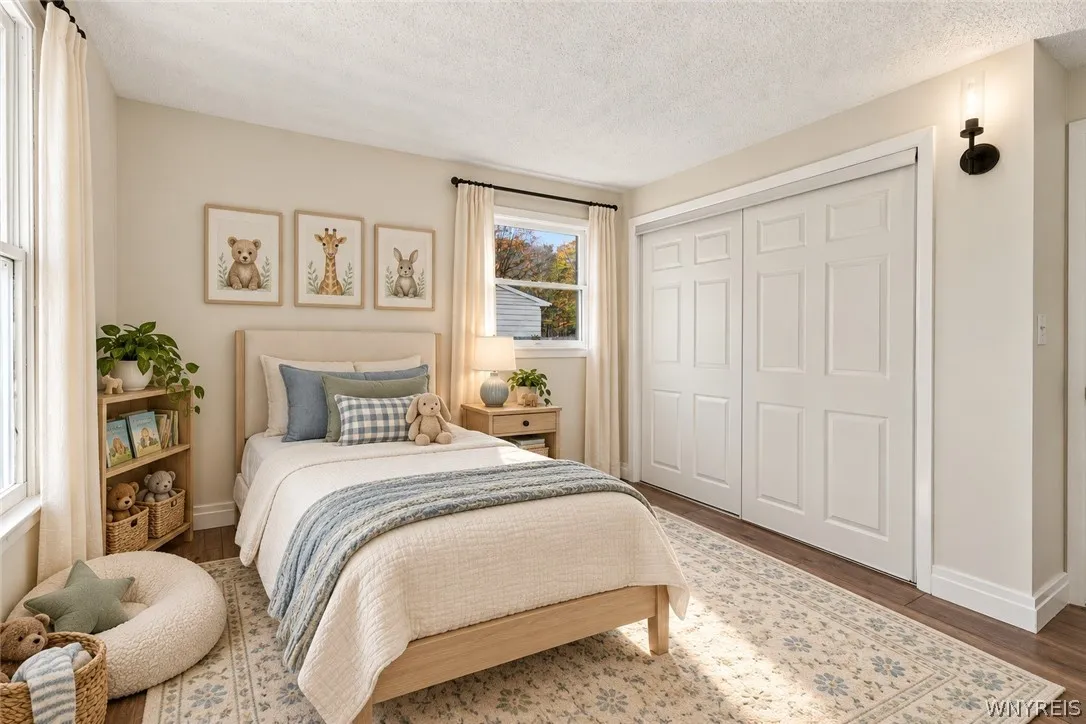 bedroom 2 digitally staged