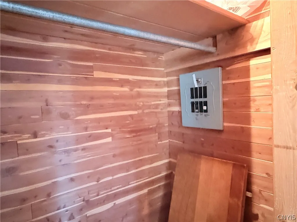 Cedar closet in livingroom