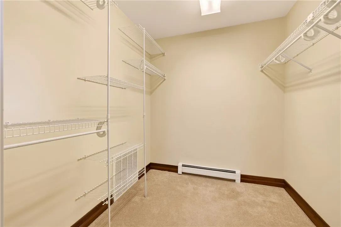 Master suite walk in closet
