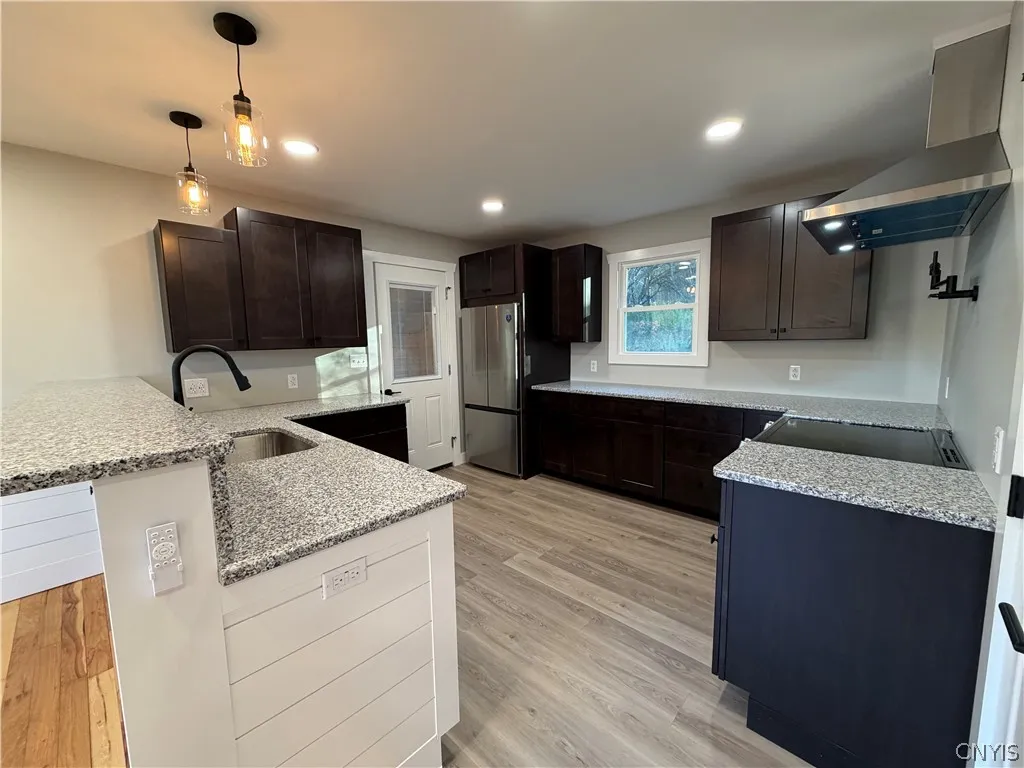New recessed lighting.