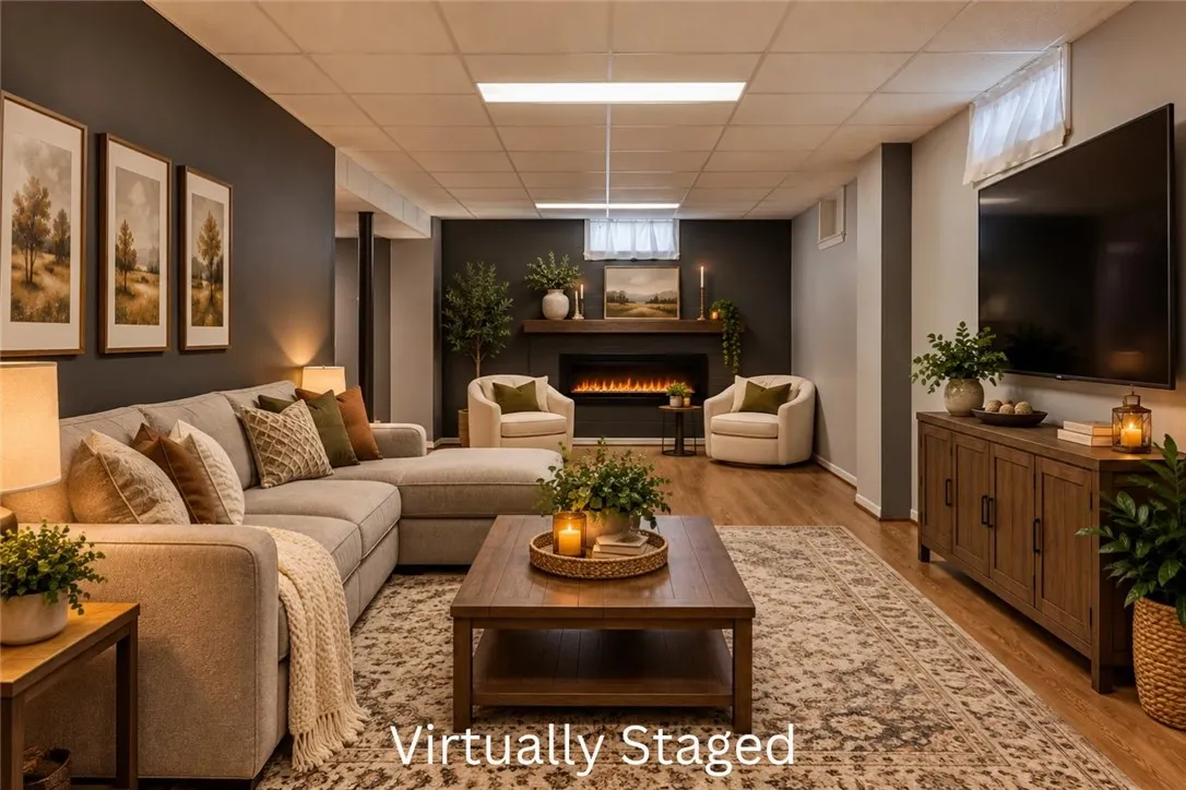 Family Room Staged