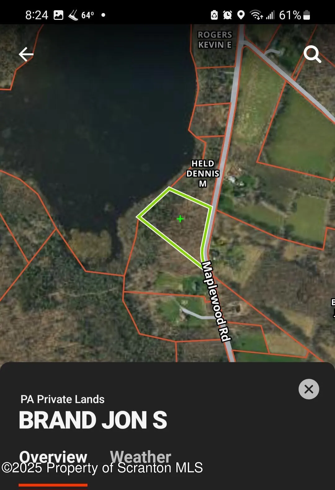 2420 Maplewood Road, Jefferson Twp, Pennsylvania 18436, ,Land,For Sale,Maplewood,SC252780