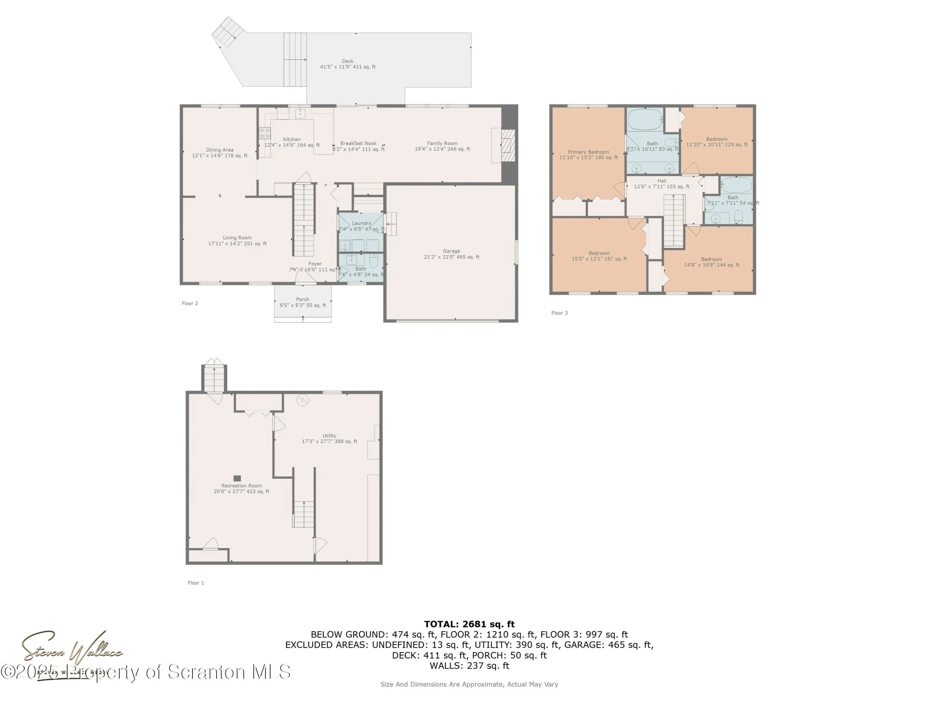 607 Pamela Drive, South Abington Twp, Pennsylvania 18411, 4 Bedrooms Bedrooms, 13 Rooms Rooms,3 BathroomsBathrooms,Residential,For Sale,Pamela,SC253180