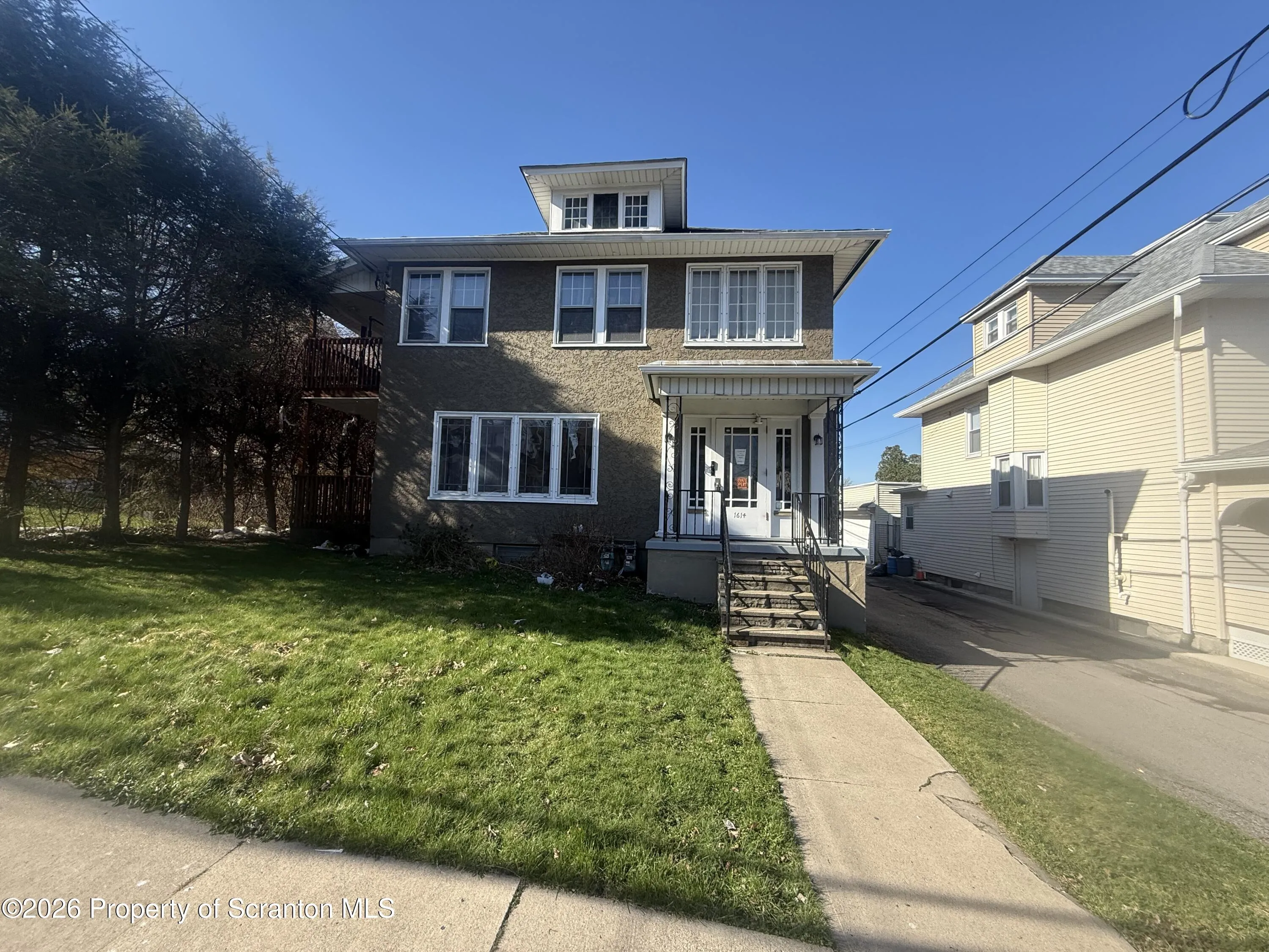 Residential Lease For Rent 1614 Linden Street Unit 1, Scranton, Pennsylvania 18510