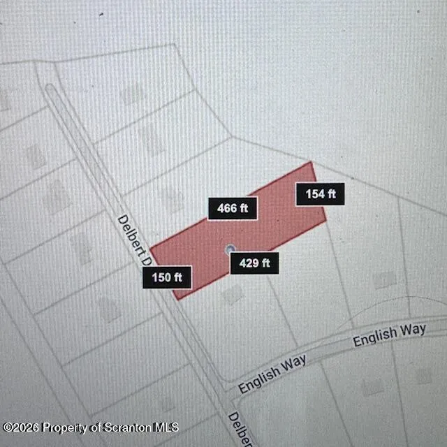Land For Sale Lot 132 Delbert Drive, Covington Twp, Pennsylvania 18424