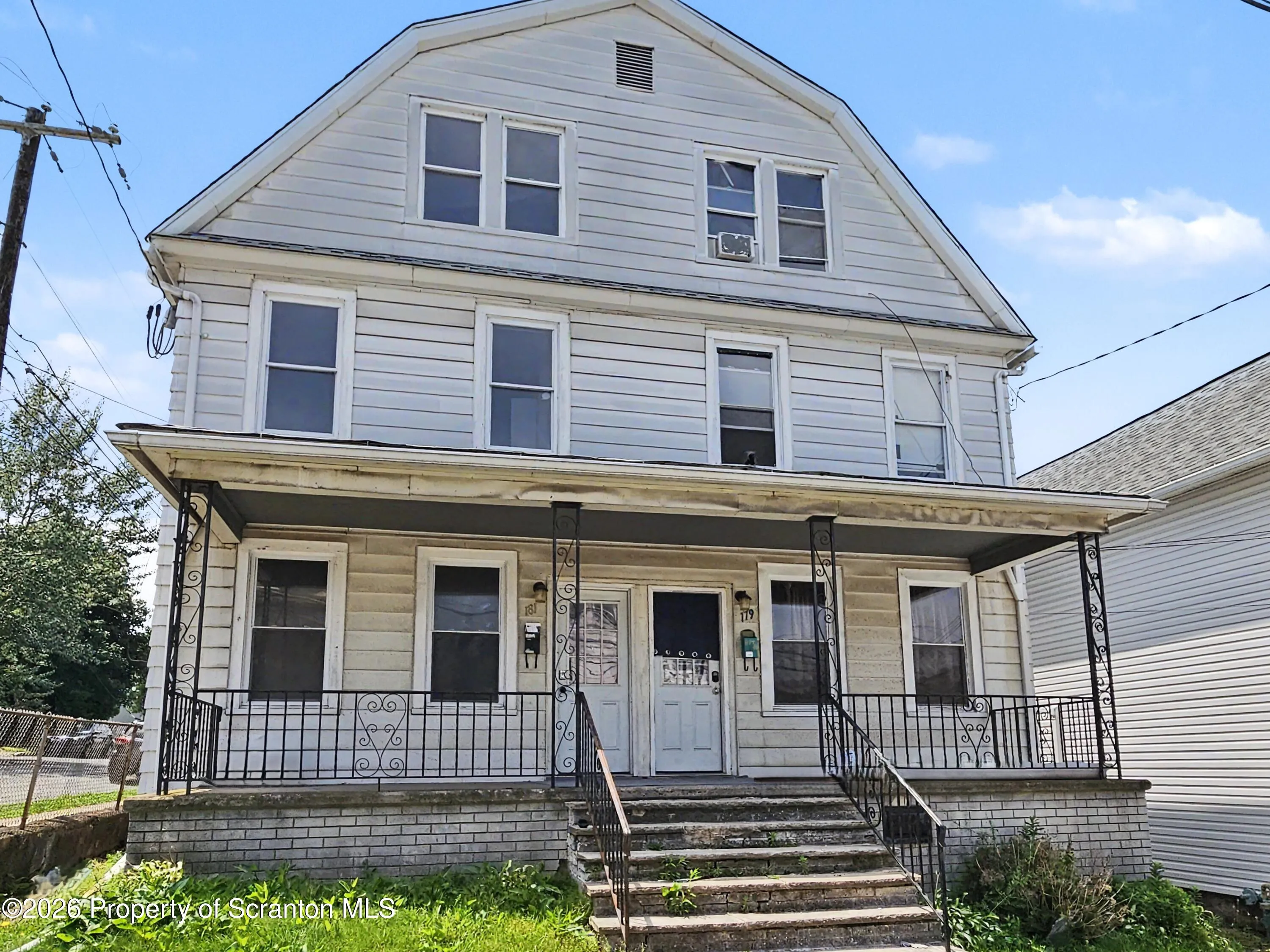 Residential Income For Sale 179-181 Mc Lean Street, Wilkes-barre, Pennsylvania 18702
