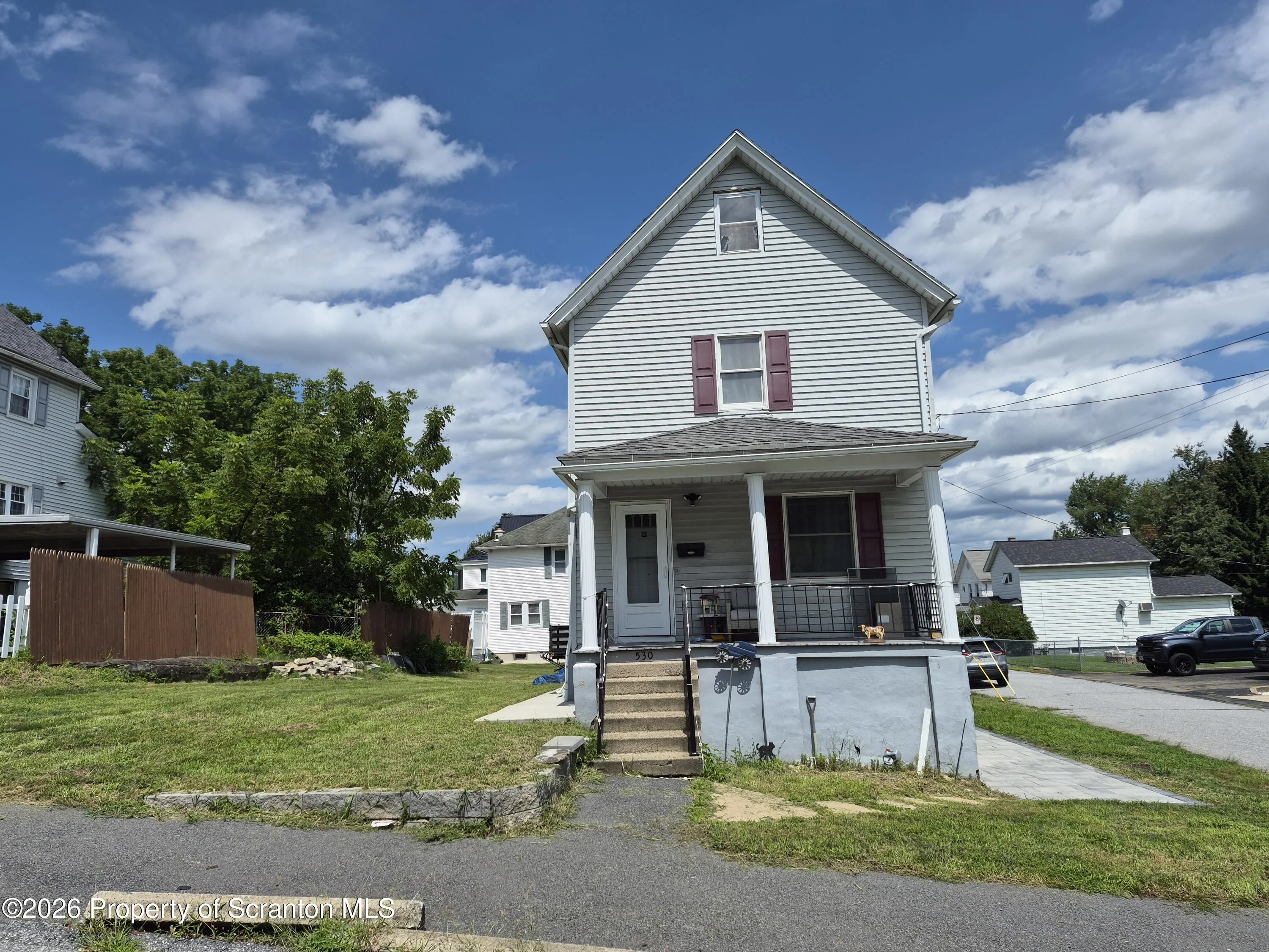 Residential Lease For Rent 530 Cayuga Street, Scranton, Pennsylvania 18508