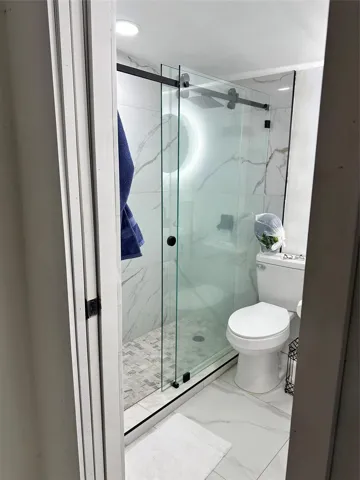 Glass shower doors with Modern concept
