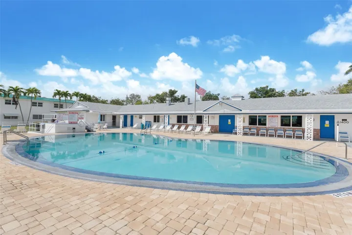 Socialize at the pool and large deck for sun or shade