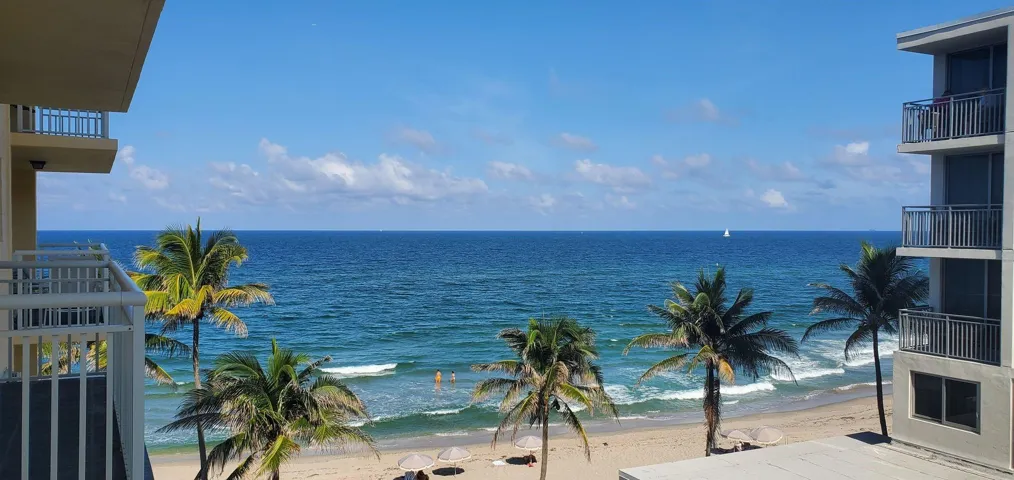 Ocean View From Balcony