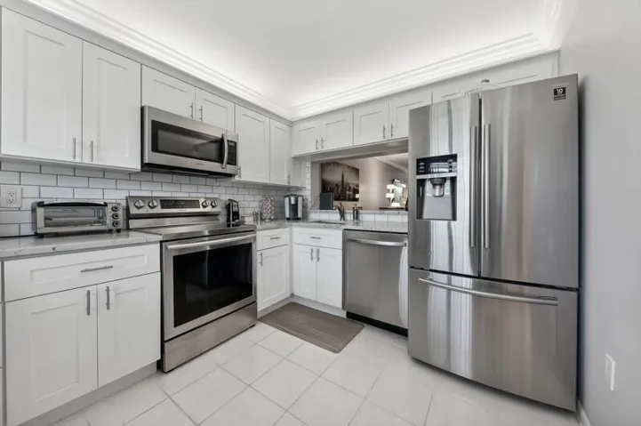 New Refrigerator & Dishwasher; Subway Tile