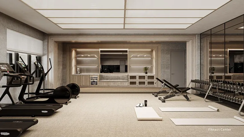 Fitness Center Rendering