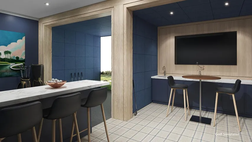 Golf Simulator Rendering
